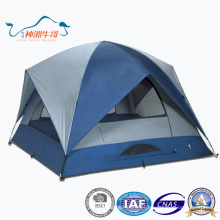Outdoor 2 Person Double Layer Aluminum Pole Folding Tent for Camping